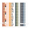 Shop 12" Double-Sided Scallop Border Cut-Aparts from the Heartwarming Collection, featuring warm autumn and earthy colors perfect for scrapbooking, journaling, cards, planners, and paper crafts.