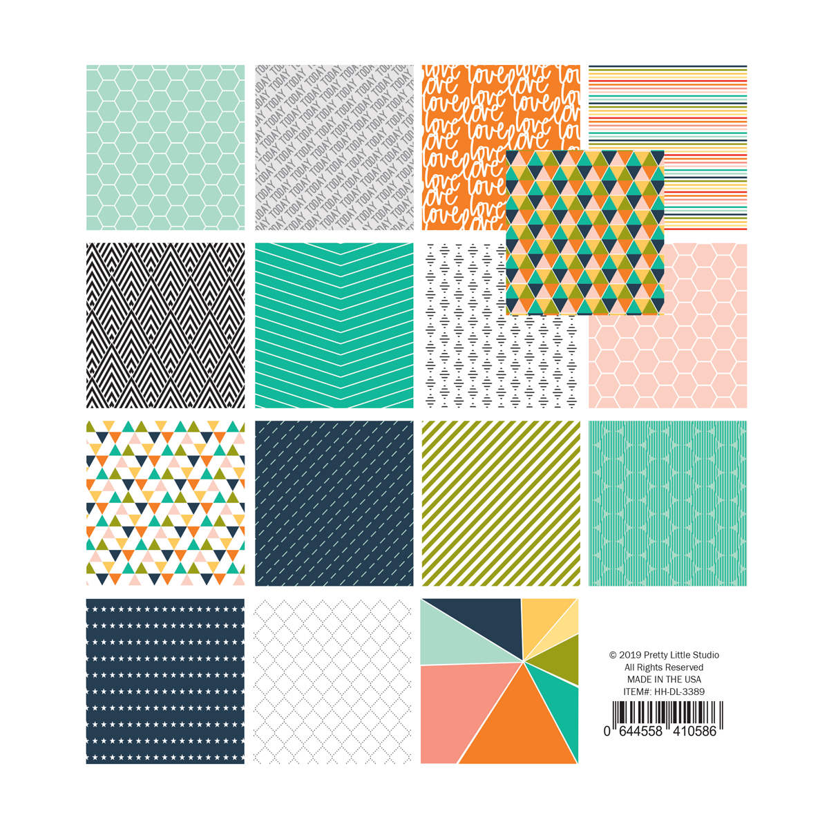 Paper Pack Document Life 8x8 Pretty Little Studio