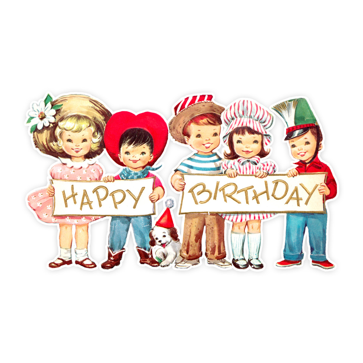 オーダー専用 happy birthday お誕生日のダイカット クラフト VT_HappyBirthday__83753.
