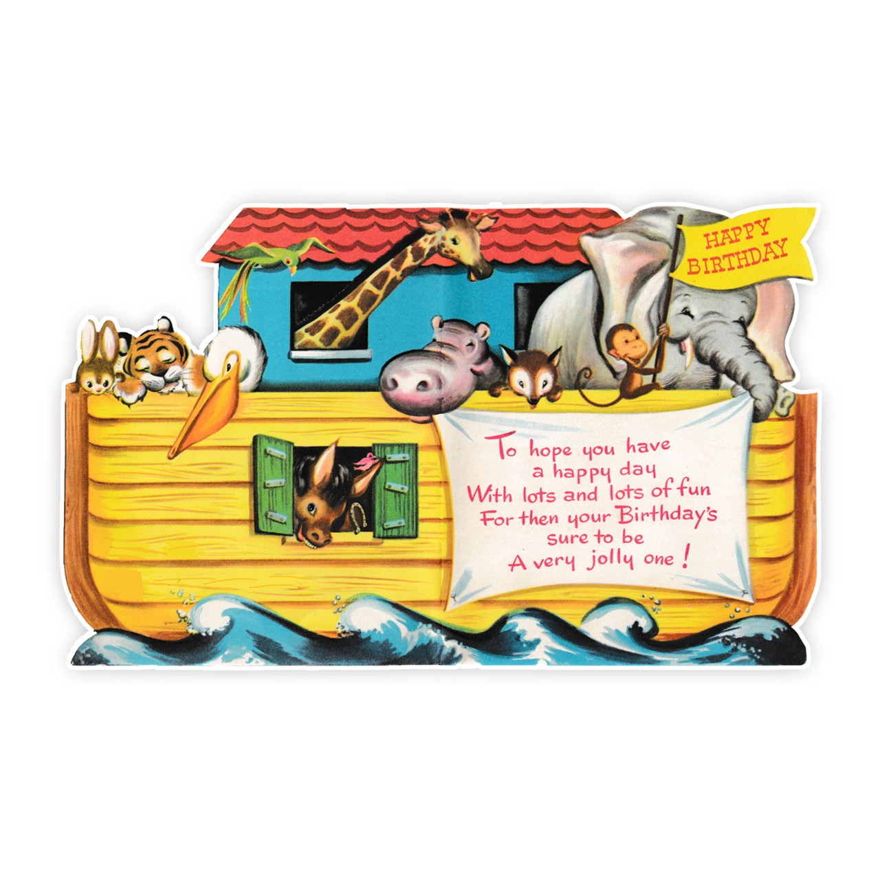 Stickers  Noah's Ark (vintage) - Pretty Little Studio