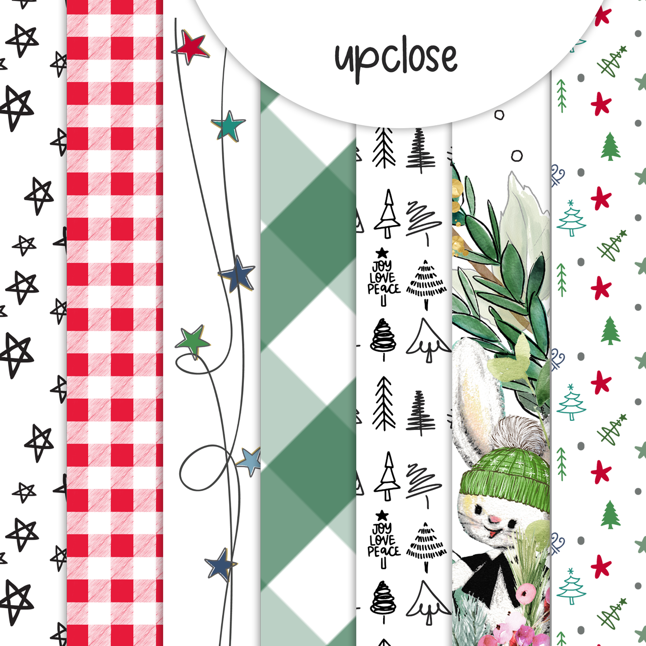 Christmas Wood Scrapbook Paper Pad 8x8 Scrapbooking Kit for Papercrafts, Cardmaking, Printmaking, DIY Crafts, Holiday Themed, Designs, Borders, Backgrounds, Patterns