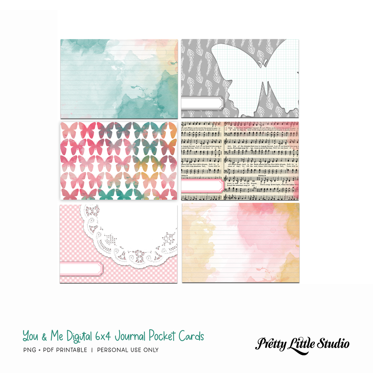 Let's Create Double-Sided Cardstock 12X12-4X6 Journaling Cards