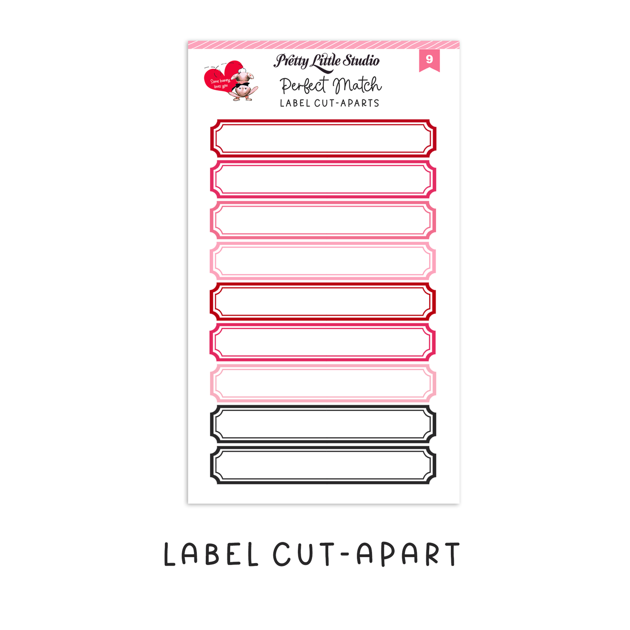 Digital  Perfect Match Vintage Valentine Tags - Pretty Little Studio