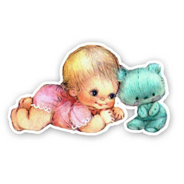 Vintage Die-Cut | Baby Sophia