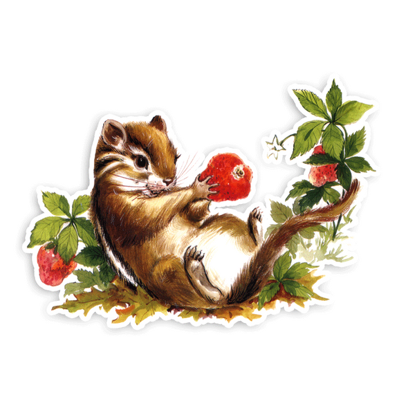 Vintage Die-cut | Clove Chipmunk