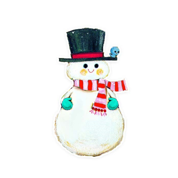 Vintage Die-Cut | Snowman #9