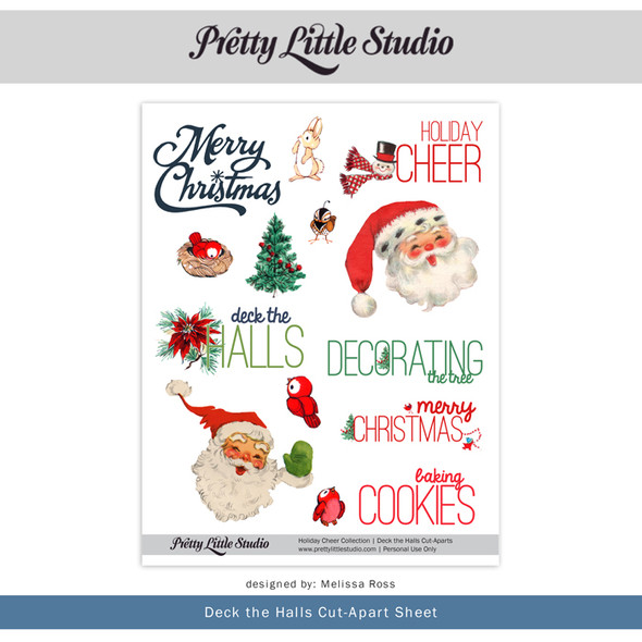 Printable | Deck the Halls Cut-Aparts