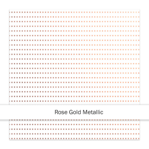 Metallic Clear | Stargazer 8x8 | Rose Gold