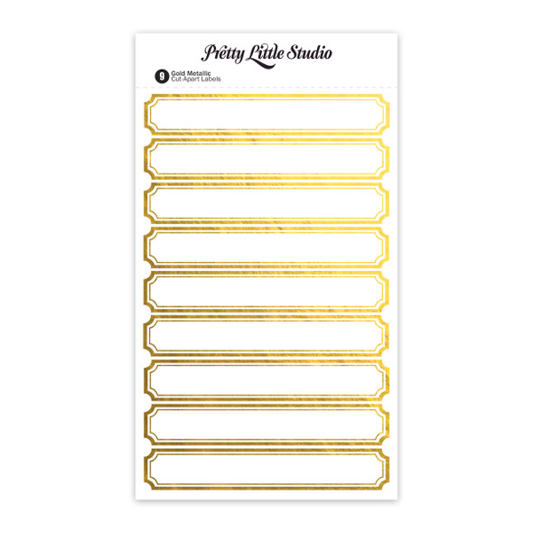 Cut-Aparts | Gold Metallic Labels