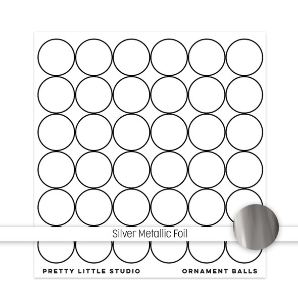 Metallic Paper | Ornament Balls 8x8