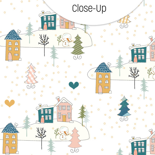 Clear | Snowy Village 8x8