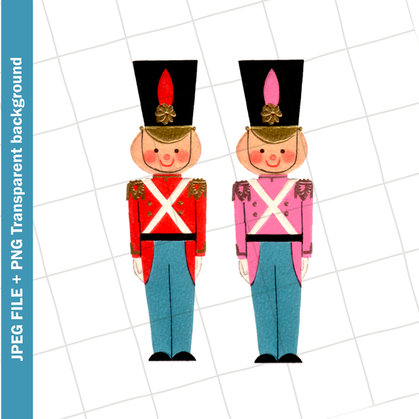 Digital Vintage Clipart | Nutcracker 