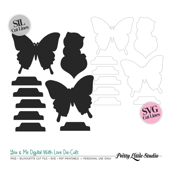 Digital | You & Me With Love Die-Cuts