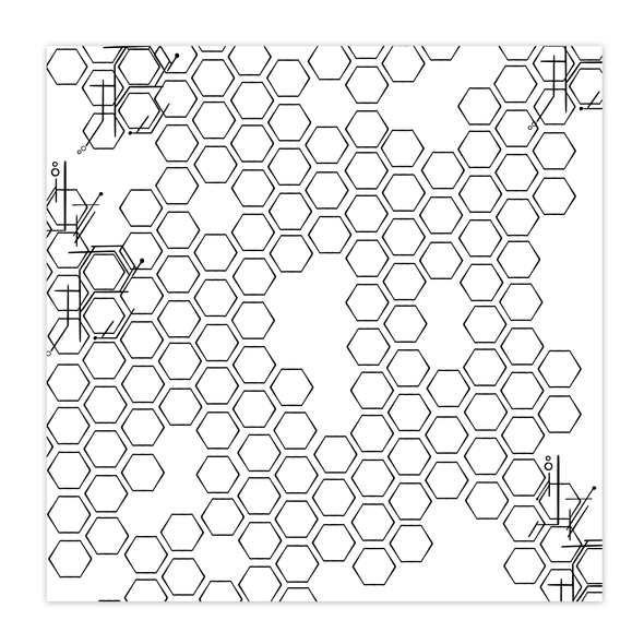 Clear | Honey Comb 8x8