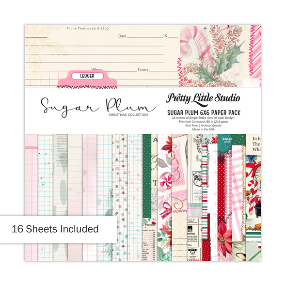 Paper Pack | Sugar Plum 6x6 LEDGER