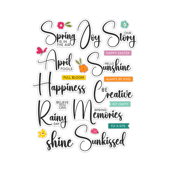 Die-Cuts | Spring Memories Words 