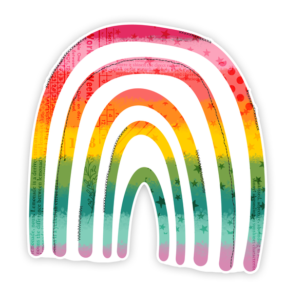 Die-Cut | Rainbow Sprinkles 5"