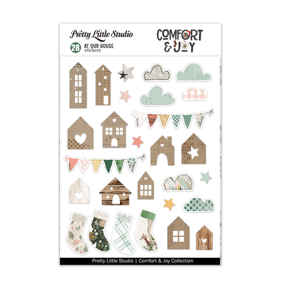Pretty Little Studio 12x12 Comfort & Joy Pattern Paper