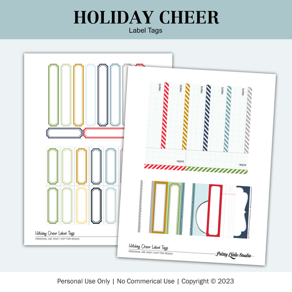 Digital | Holiday Cheer Label Tags