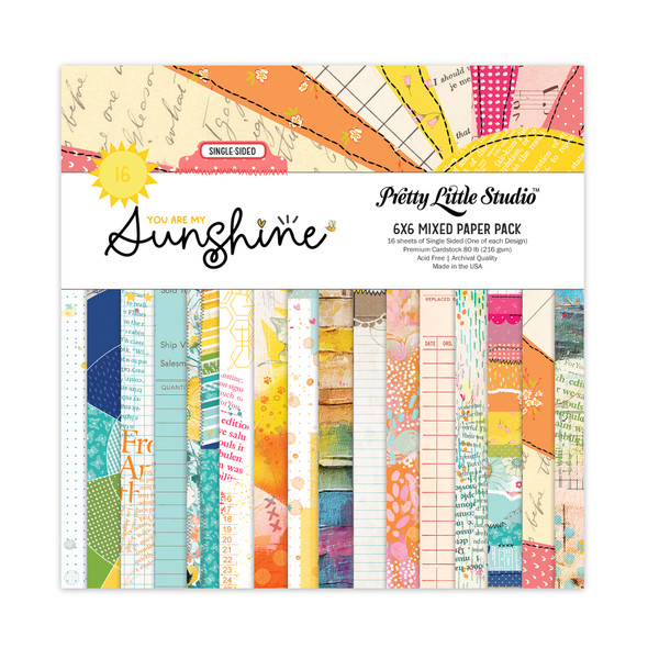 Paper Pack | Sunshine MIXED 6x6 (Pre-Order)