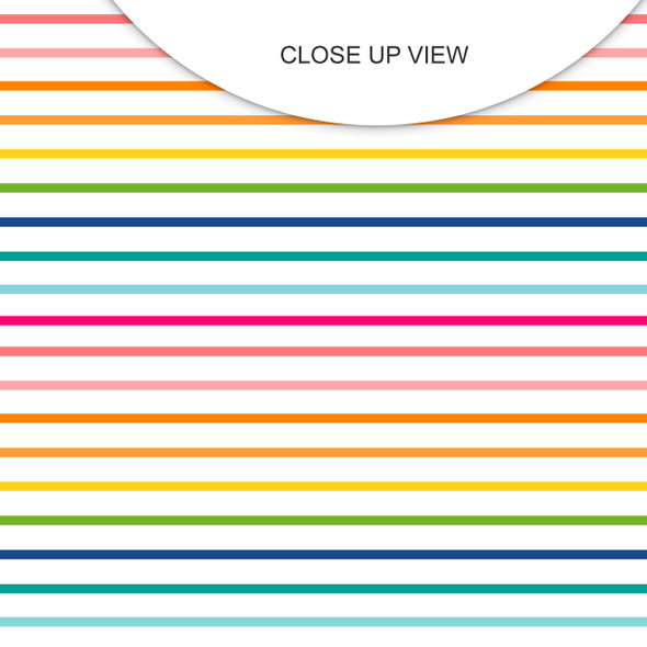 Rainbow stripe 12x12 scrapbooking pattern paper