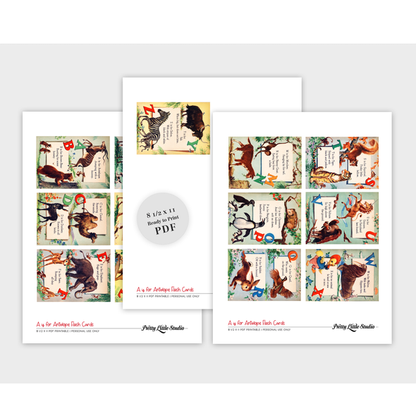 Printable | A is for Antelope
