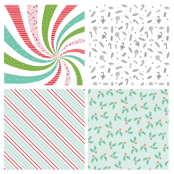 This pack includes sixteen 12" x 12" single-sided sheets of cardstock. This paper can be used for scrapbooking, journaling, photo albums, card making, tags, and other paper crafting projects.