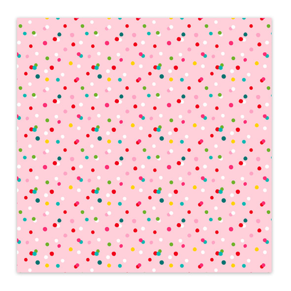 Cupcake Sprinkles 12x12 Scrapbooking Paper