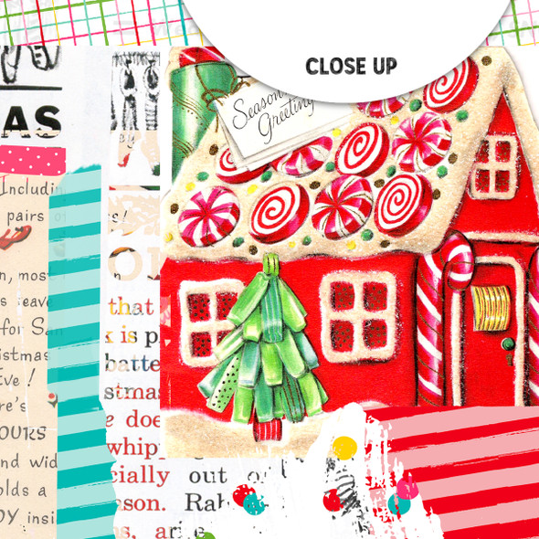 Paper | Gingerbread House 12x12 (Single Sided)