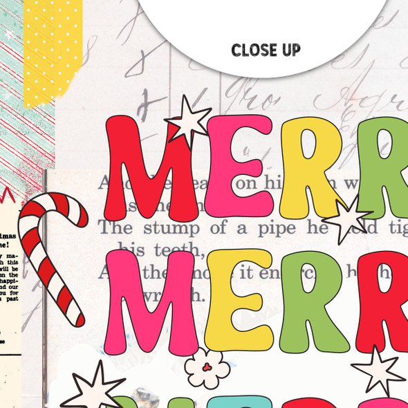 Paper | Merry Merry Merry 12x12 (Single Sided)