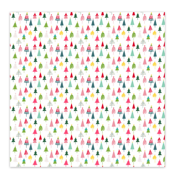 Paper | Peppermint Forest #2 (white) 12x12 (Single Sided)