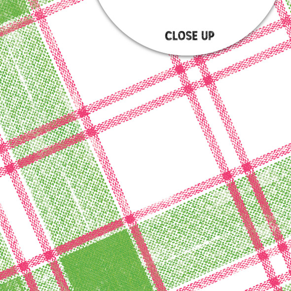 Paper | Plaid Stockings 12x12 (Single Sided)