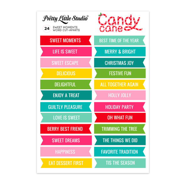 Bring extra joy to your holiday crafts with this colorful set of Christmas Word Flags! Each flag features a festive phrase or sentiment—perfect for decorating scrapbook pages, handmade cards, journals, gift tags, and more. These cheerful word flags are easy to cut and ready to add a festive flair to all your Christmas paper crafts.