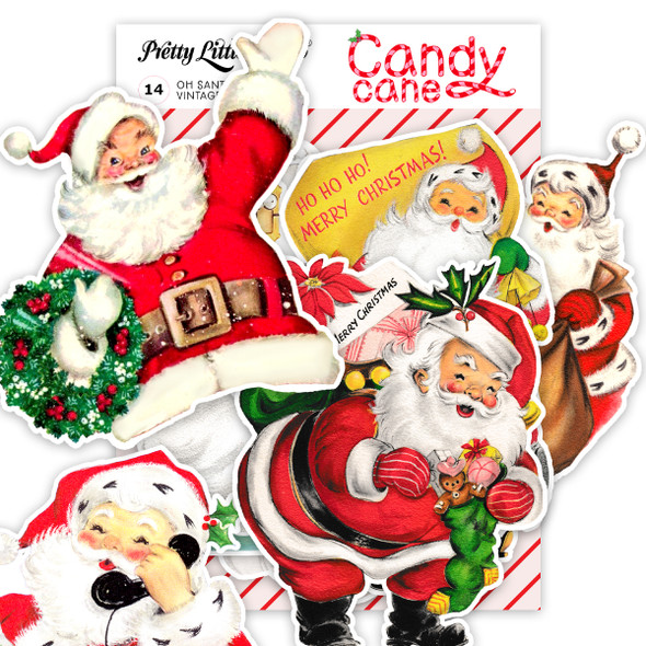 Add nostalgic holiday charm to your projects with this beautifully detailed Vintage Santa Claus Ephemera Set. Perfect for junk journals, card making, gift tags, and festive scrapbooks, each piece features classic Santa imagery printed on high-quality cardstock for a timeless look and feel.
