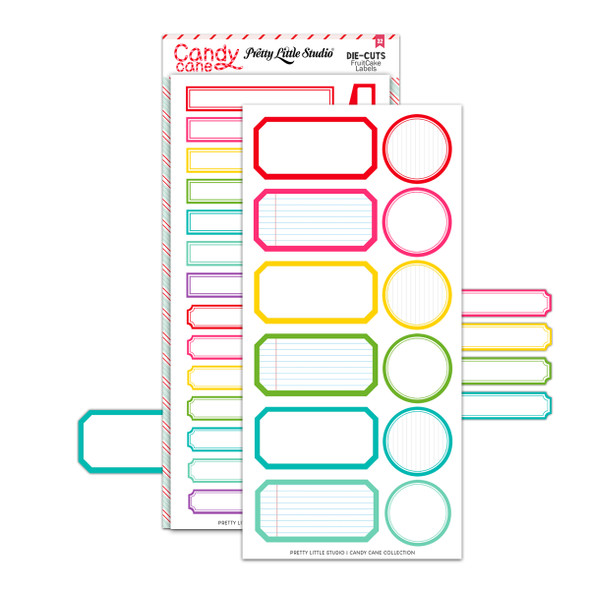 Add pops of color and festive function to your holiday crafting with these brightly colored Christmas label punch-outs! Featuring a fun variety of shapes and colors, these die-cut labels are perfect for journaling spots, titles, layering elements, or decorative accents in scrapbooks, junk journals, planners, cards, and more.