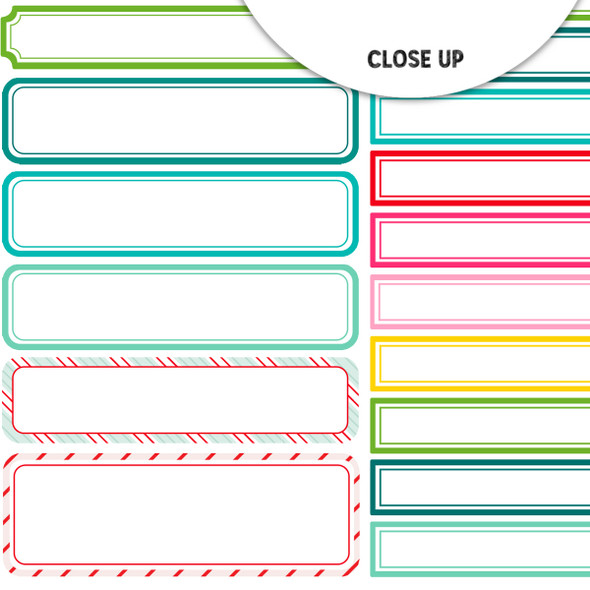 Use them as journaling spots, gift tags, planner labels, or decorative accents—these colorful labels are as versatile as they are fun!