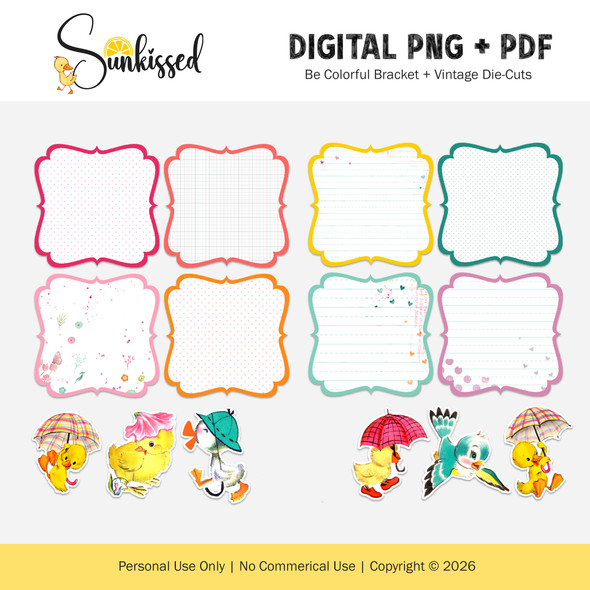 Digital | Be Colorful Brackets