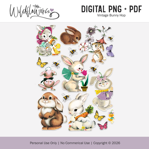 Digital | Bunny Hop Ephemera