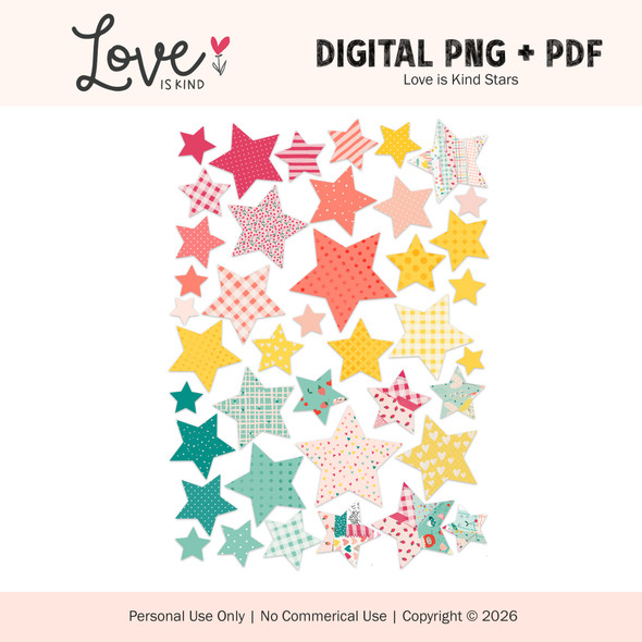 Digital | Love is Kind Stars