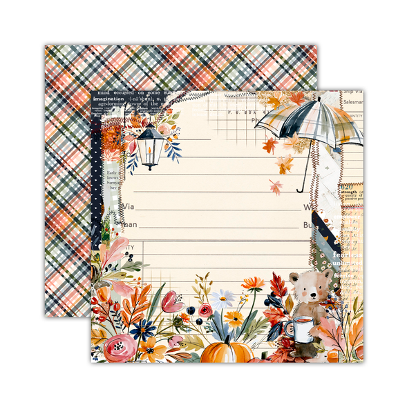 Paper | Grateful Hearts 12x12  (Double-Sided)