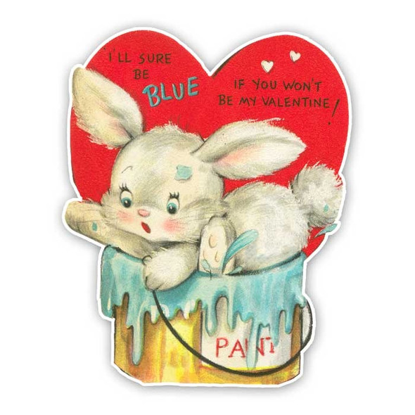 Vintage Valentine Card Die Cut Lamb I'll Be Sweet As A Lamb If You