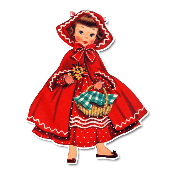 Vintage Die-Cut | Little Red Riding Hood 2