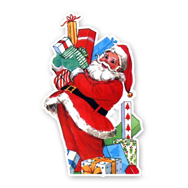 Vintage Die-Cut | Santa #4