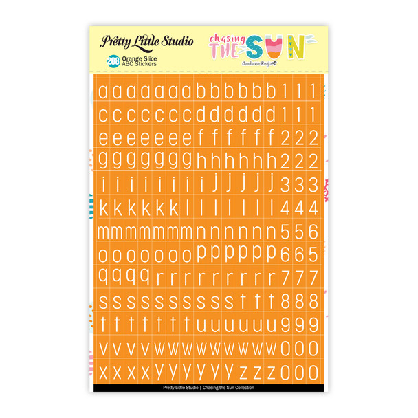 Stickers | Tile ABC | Orange Slice 