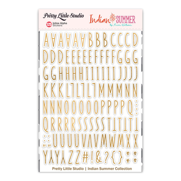 Stickers | Inline Alpha | Gold Clear