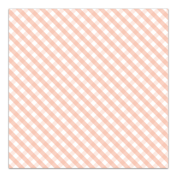 Paper | A Button Nose | Peach 8x8
