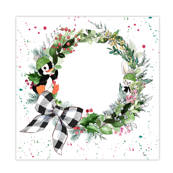 Paper | Holiday Wreath 12x12 (single-sided)