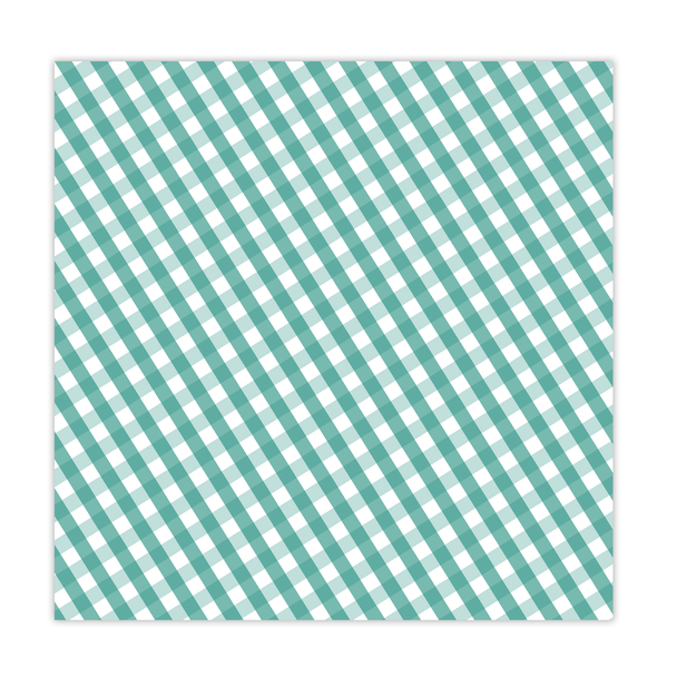 Paper | Tidings | Teal 12x12 (single-sided)