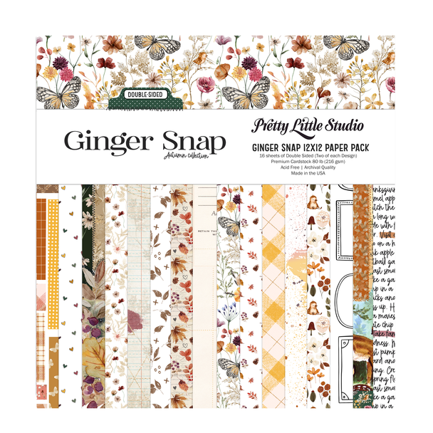 Paper Pack | Ginger Snap 12x12 (double-sided)