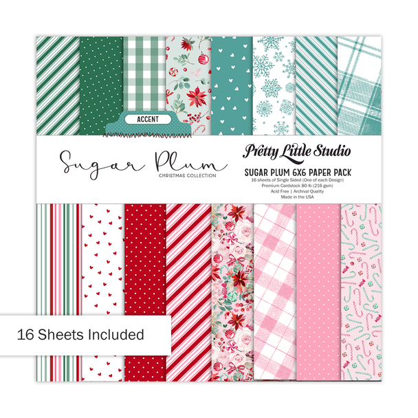 Paper Pack | Sugar Plum ACCENT 6x6   